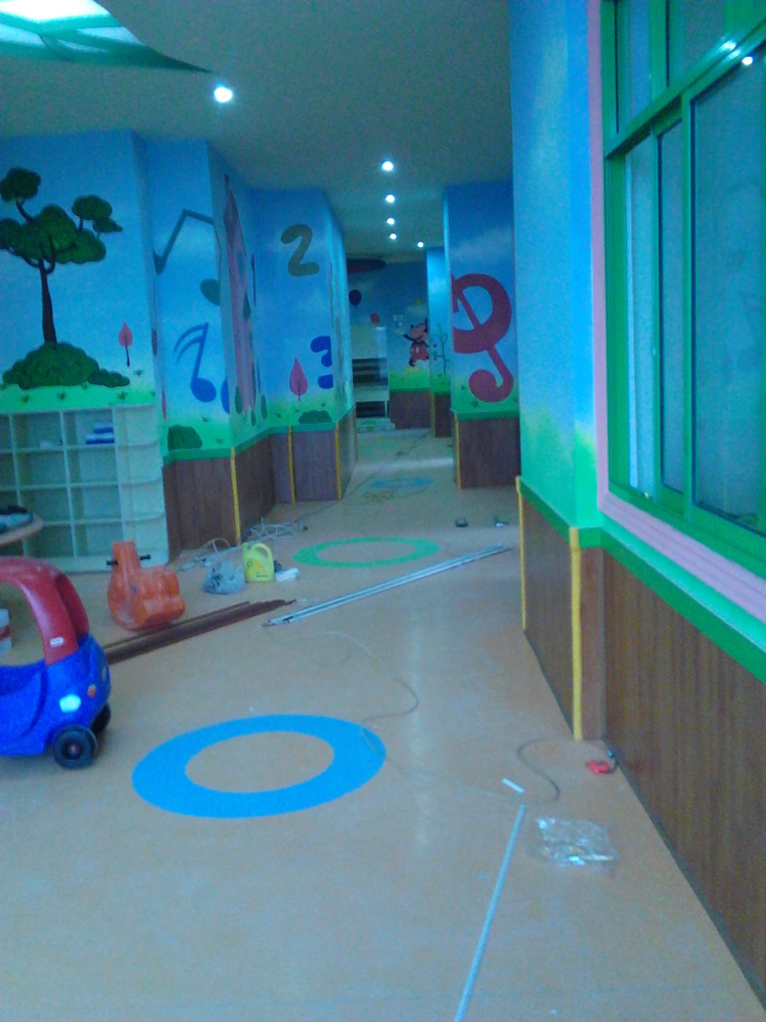 绵阳同立悦城幼儿园塑胶地板工程