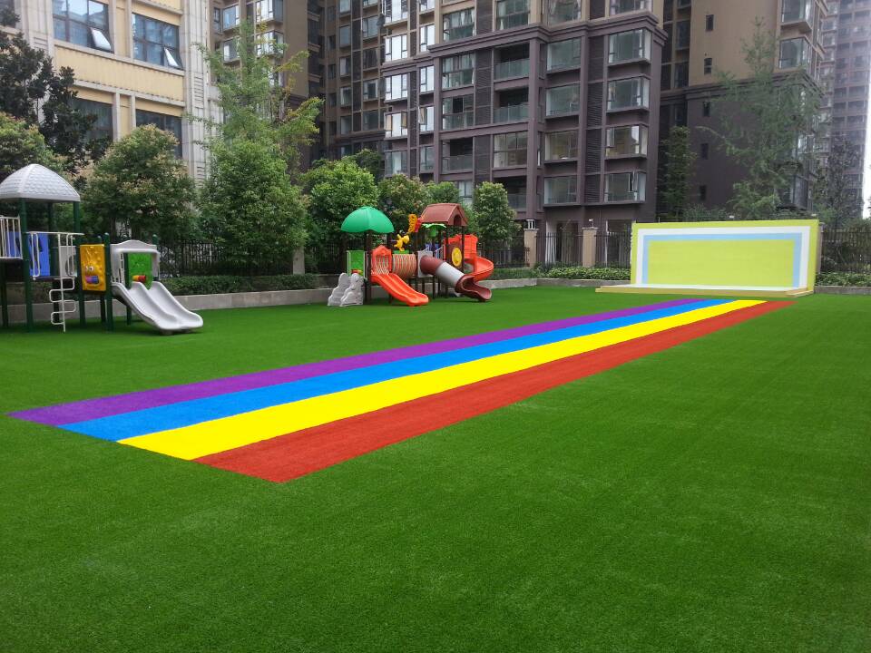 郫县幼儿园pvc地胶工程完工
