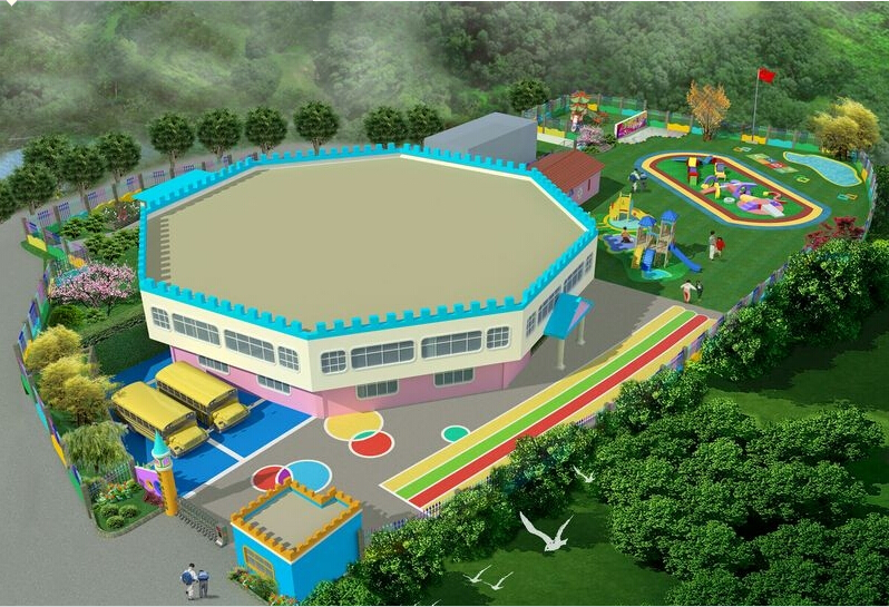 巴中通江幼儿园pvc地板工程完工