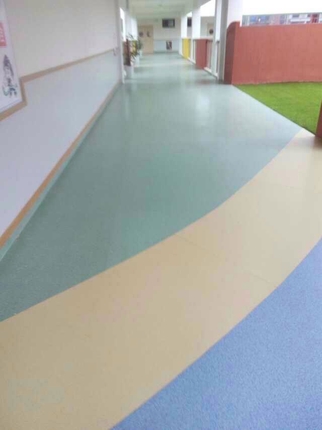 某大型幼儿园使用汉特公司塑胶地板
