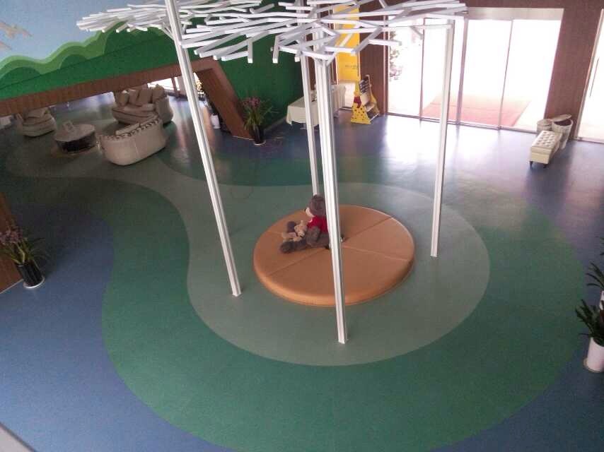某大型幼儿园使用汉特公司塑胶地板