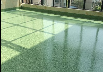  崇州宣怀骨科医院PVC地板胶完工（3800㎡） 